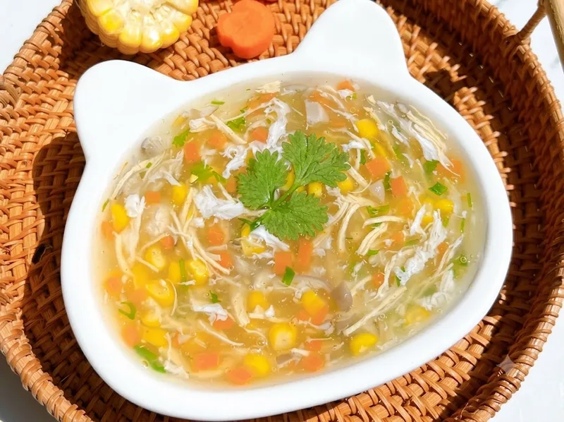 Biến tấu cách nấu súp gà với rau củ phù hợp cả gia đình