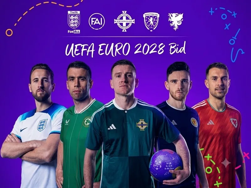 EURO 2028 diễn ra từ ngày 9/6 đến 9/7/2028 với 51 trận đấu.