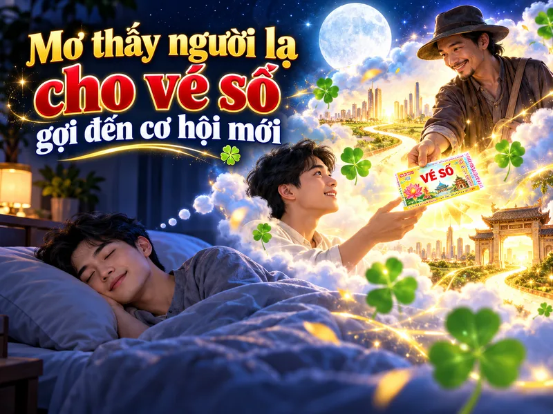 Mơ thấy người lạ cho vé số gợi đến cơ hội mới