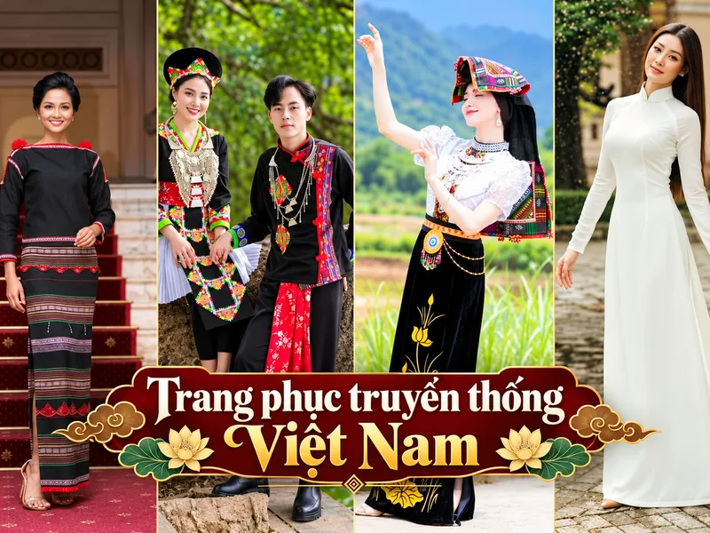 Trang phục truyền thống Việt Nam thể hiện bản sắc văn hóa 54 dân tộc