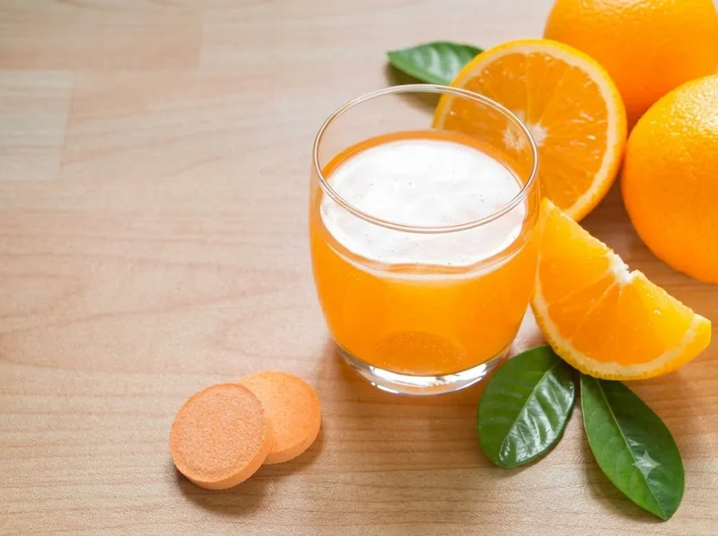 Vitamin C trong C sủi giúp chống oxy hóa, góp phần bảo vệ tế bào